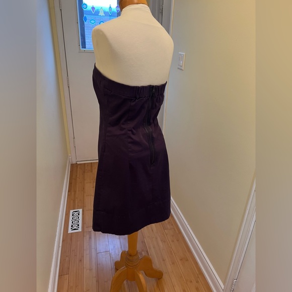 Deep Purple Strapless Dress - Picture 9 of 10